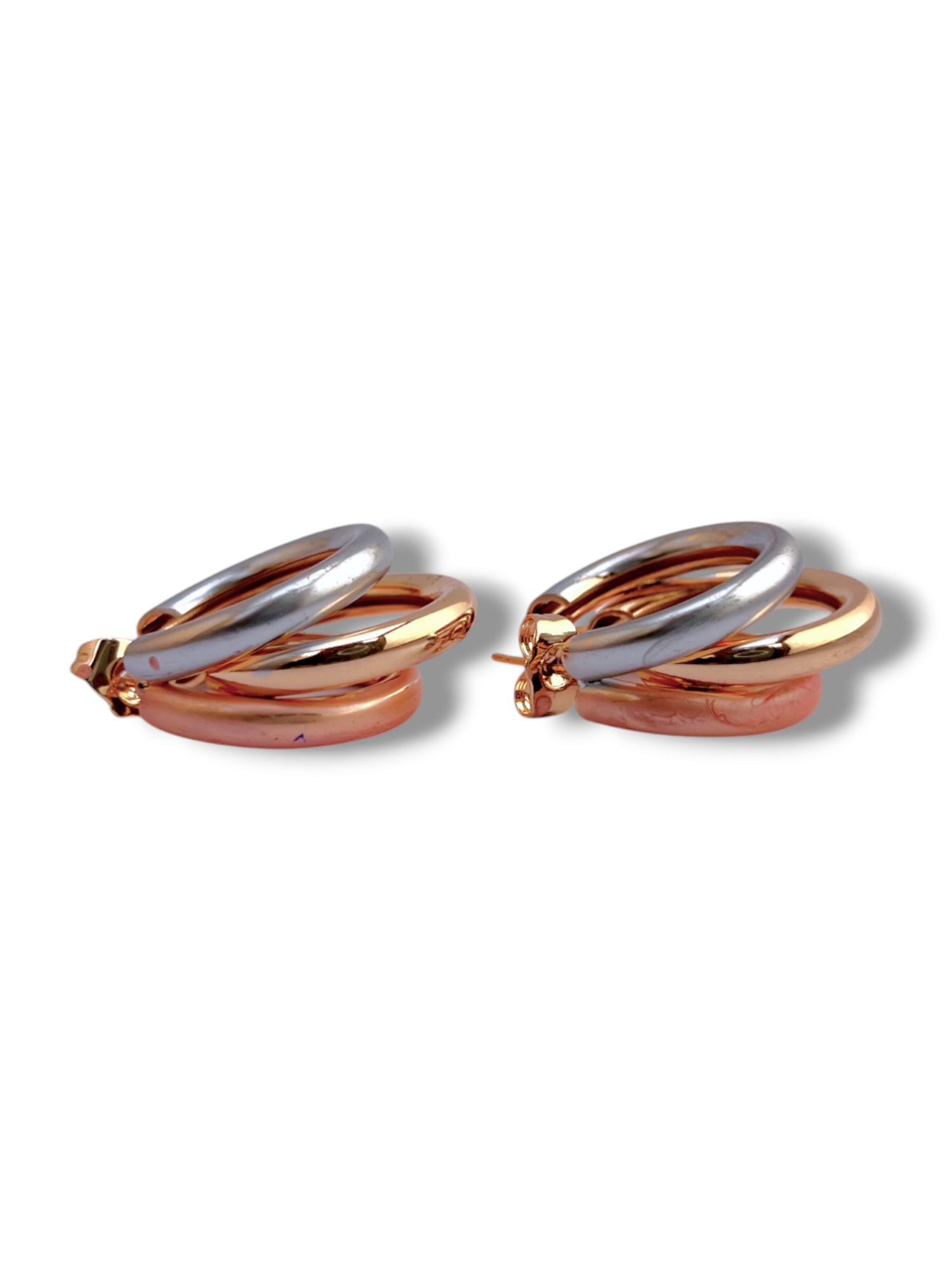Tri-color Trinity Hoops