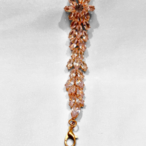 Rose Gold Floral Bracelet