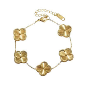 Gold Clover Bracelet
